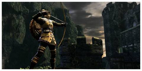 Dark Souls - Steam Screenshot (Drawing A Bow)