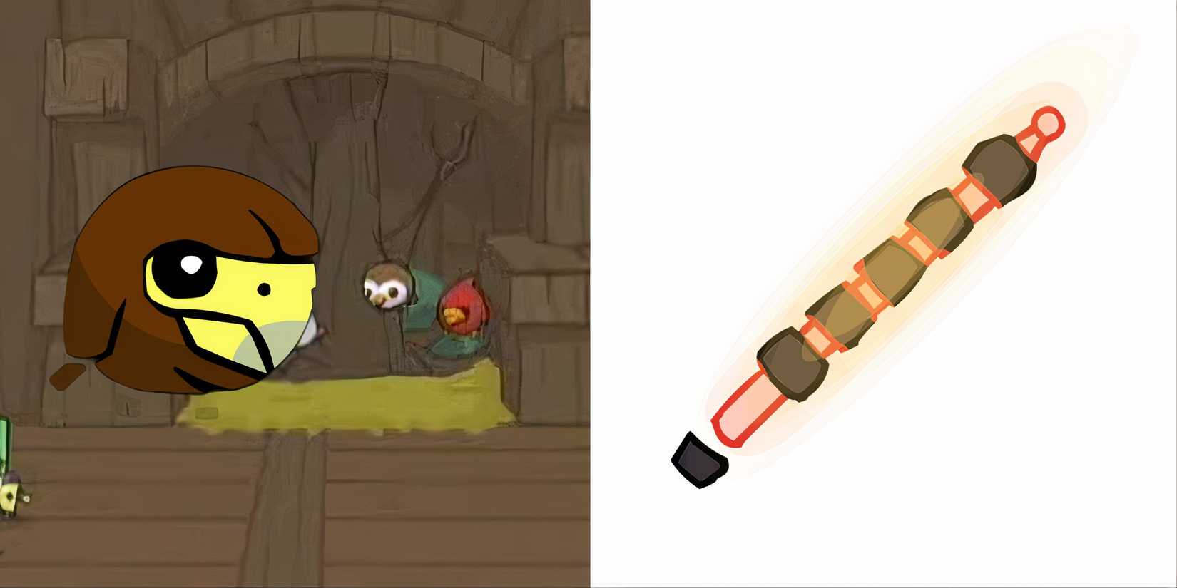 Castle Crashers - Hawkster and Glowstick build