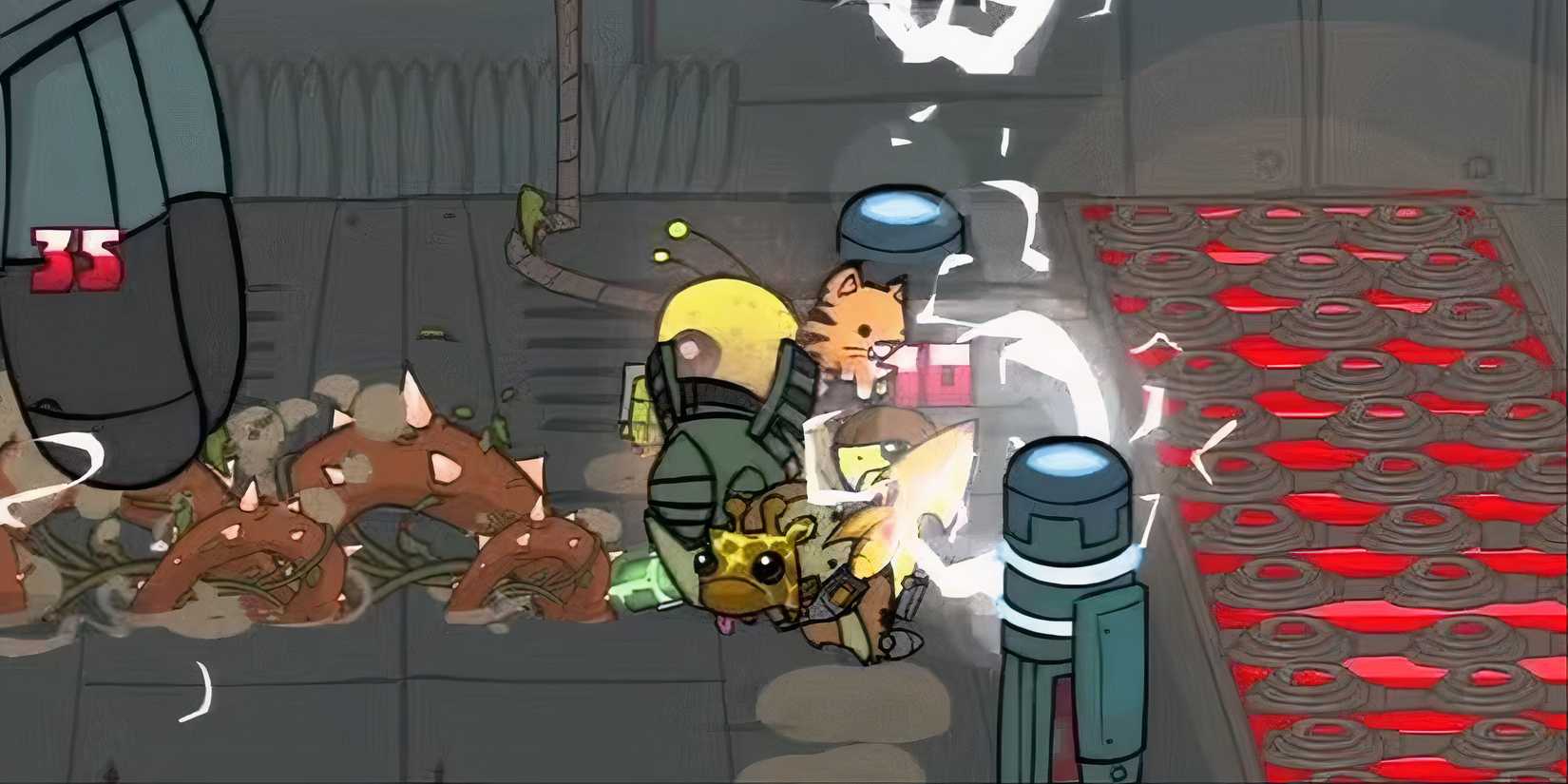 Castle Crashers - Industrial Machine Electric Pillar