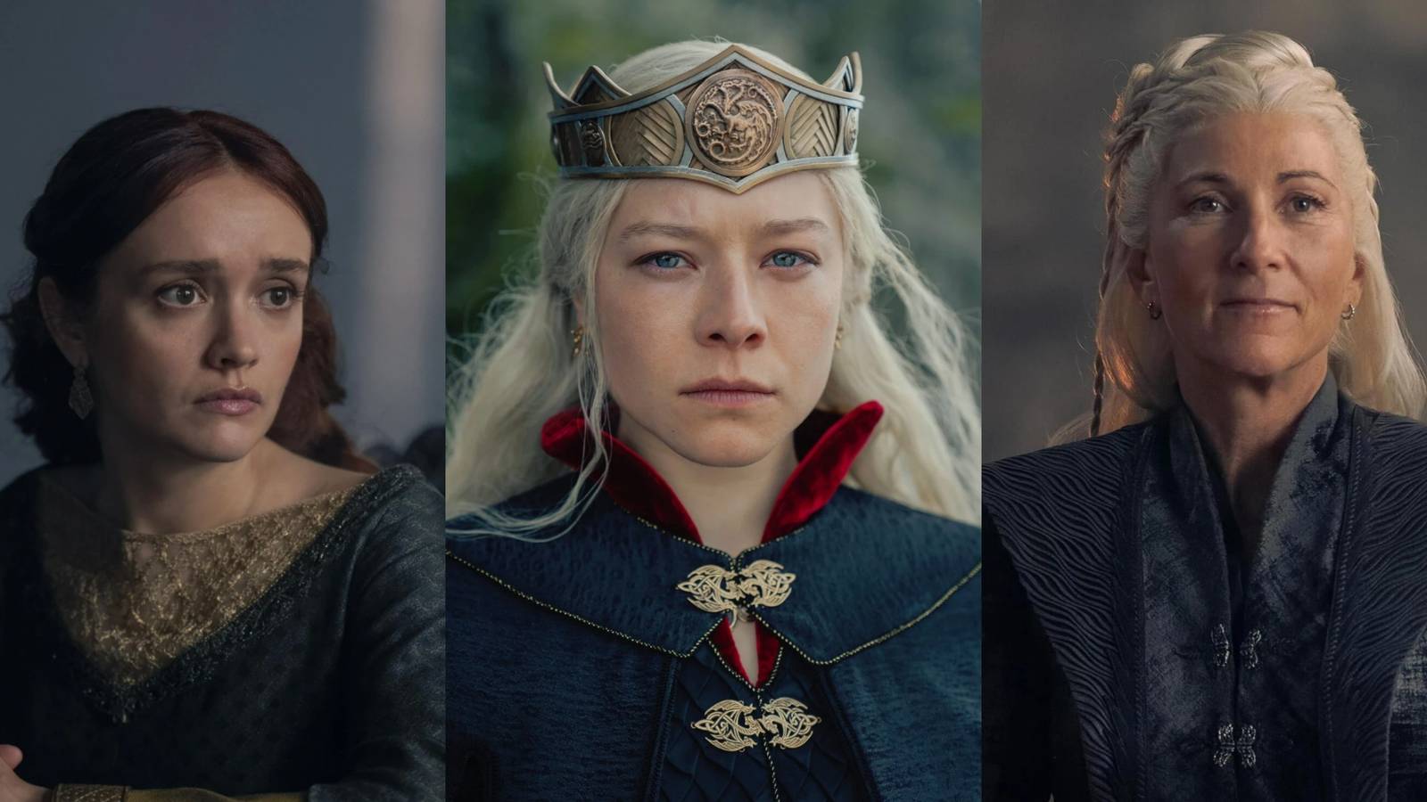 Alicent, Rhaenyra and Rhaenys in House of the Dragon