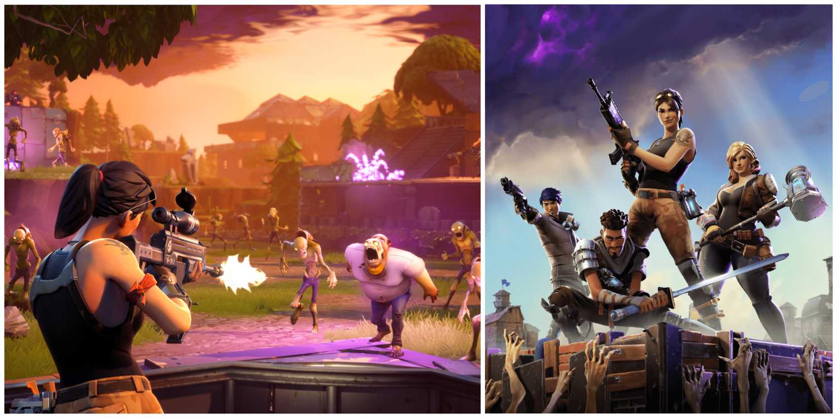 image of Fortnite Save the World gameplay and characters