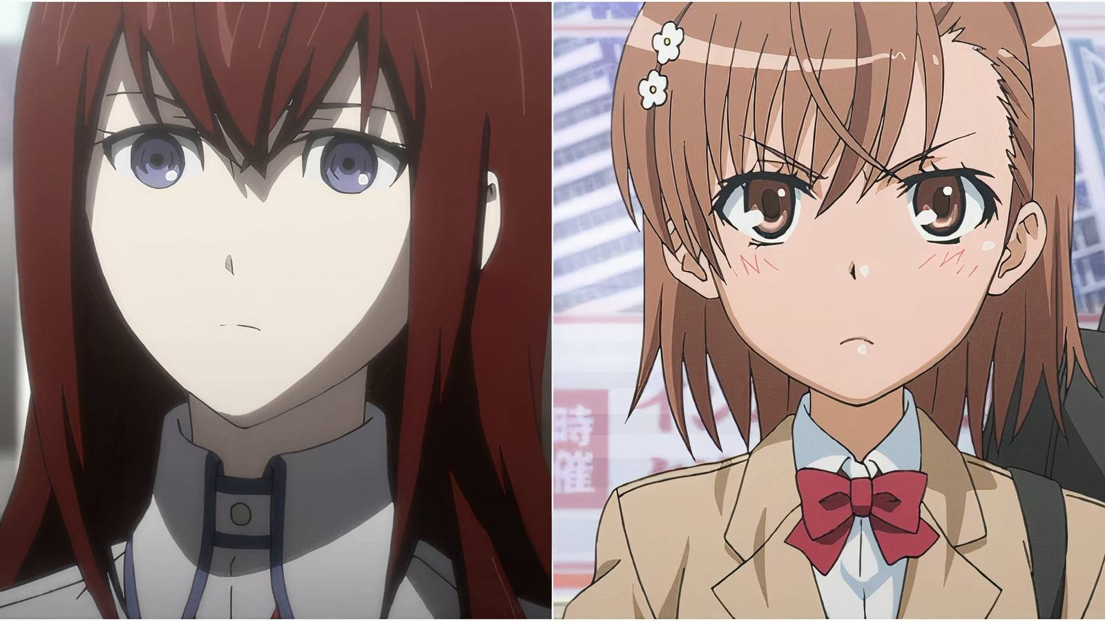 Kurisu Makise and Mikoto Misaka 