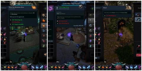 images of item recipes that use Mourning Lily in V Rising