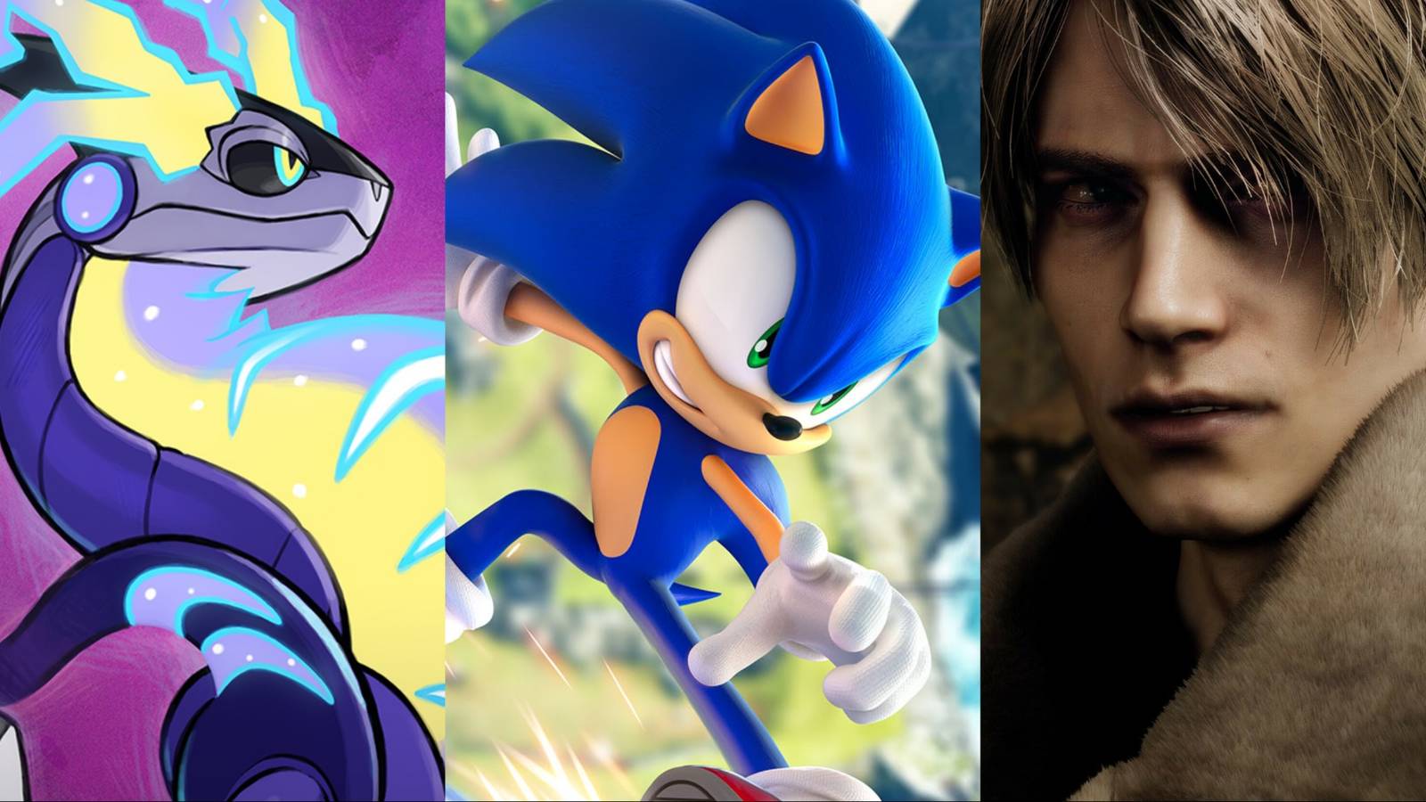 Pokemon Violet, Sonic Frontiers, Resident Evil 4 Remake Featured Image