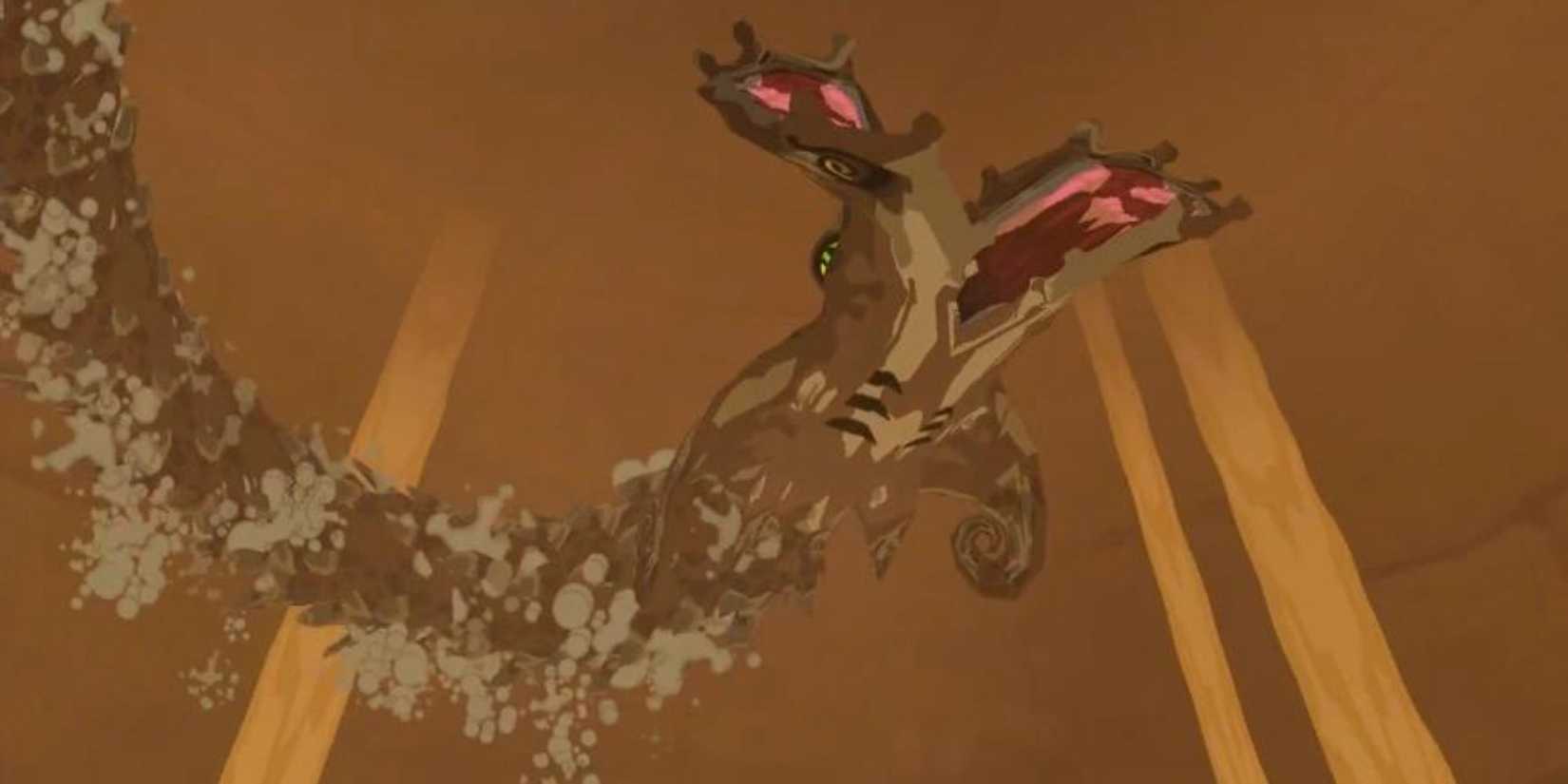 Molgera flies above Link right before attacking him.