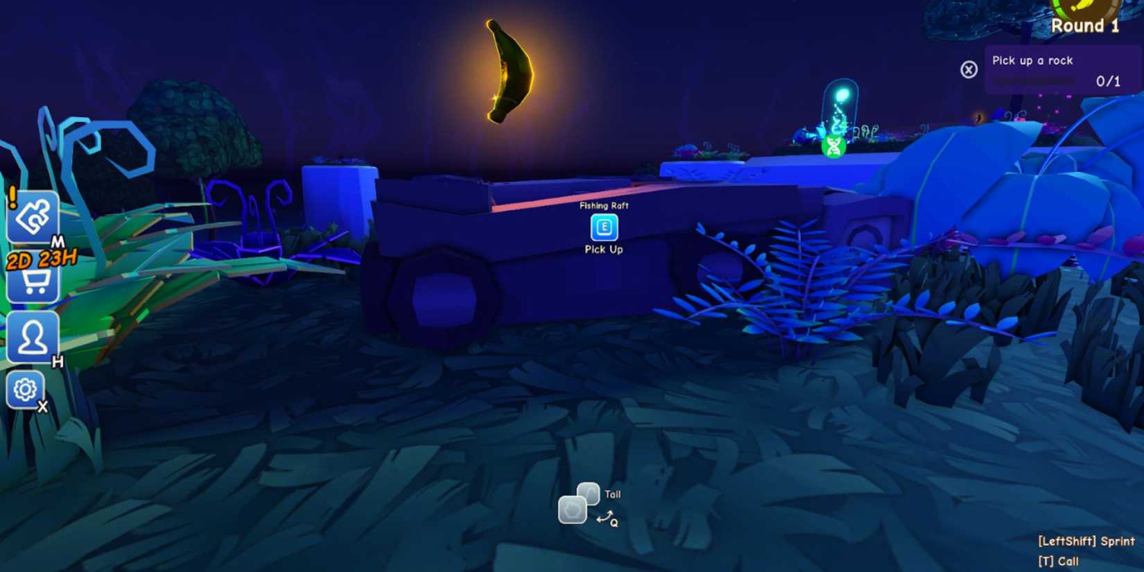 Fishing Raft in Monkey Raft