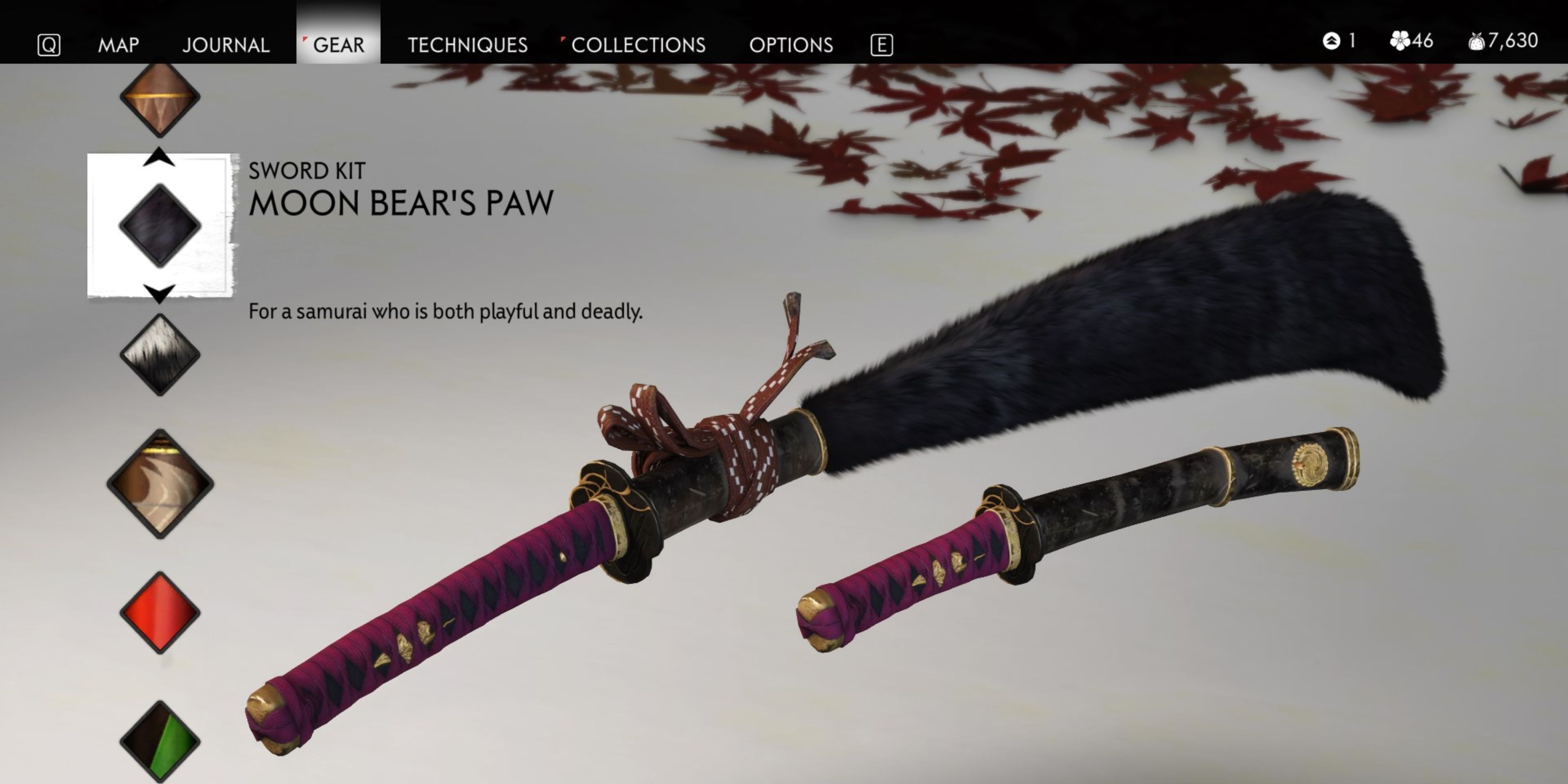moon bear's paw in ghost of tsushima