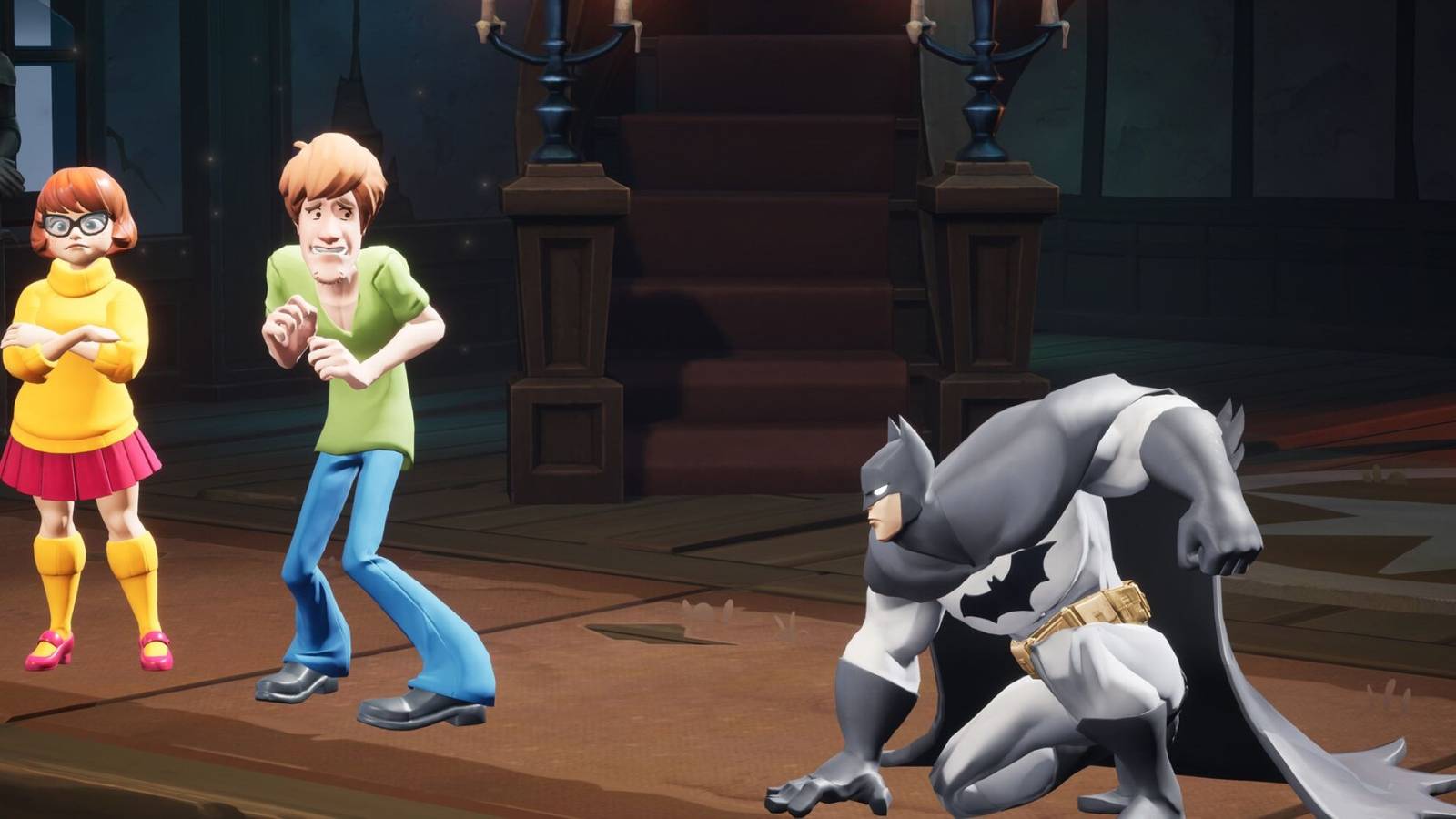 multiversus characters screenshot batman shaggy velma