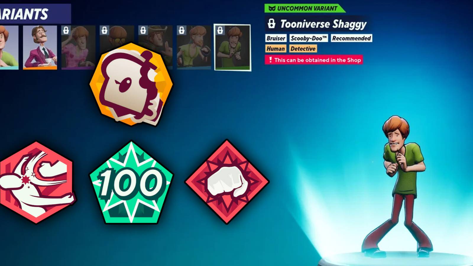 Multiversus - Shaggy Perk Build Guide Header Image