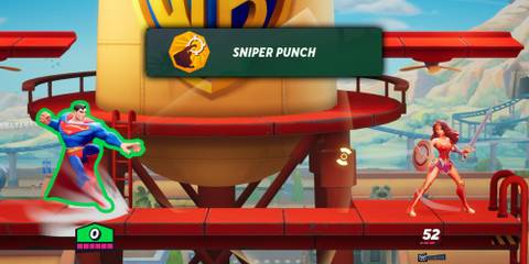 Multiversus - Superman Sniper Punch Signature Perk