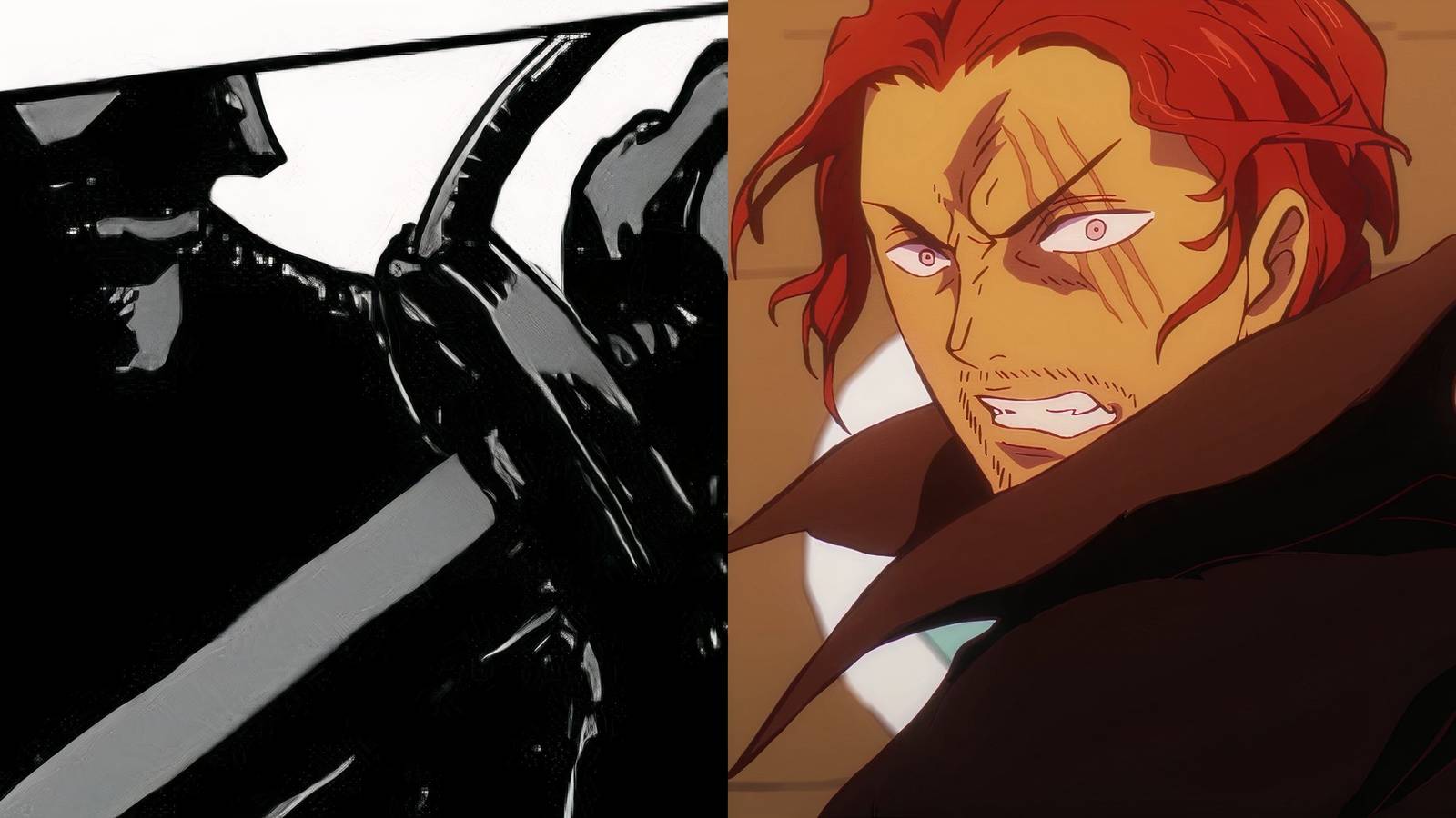 mysterious swordsman shanks brother one piece