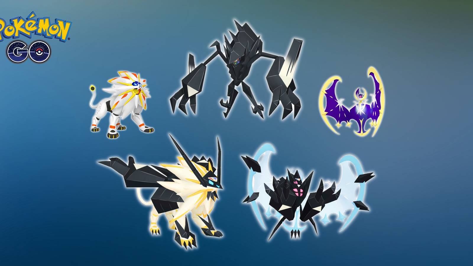 Necrozma with Dusk Mane and Dawn Wings Necrozma in Pokemon GO