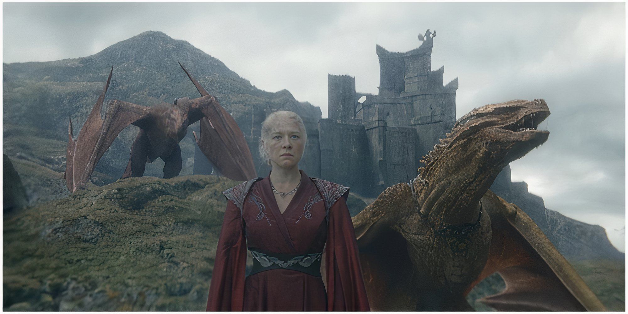 Rhaenyra Targaryen and the new Dragons in House of the Dragon.