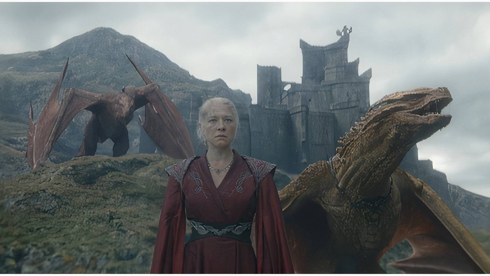 Rhaenyra Targaryen and the new Dragons in House of the Dragon.