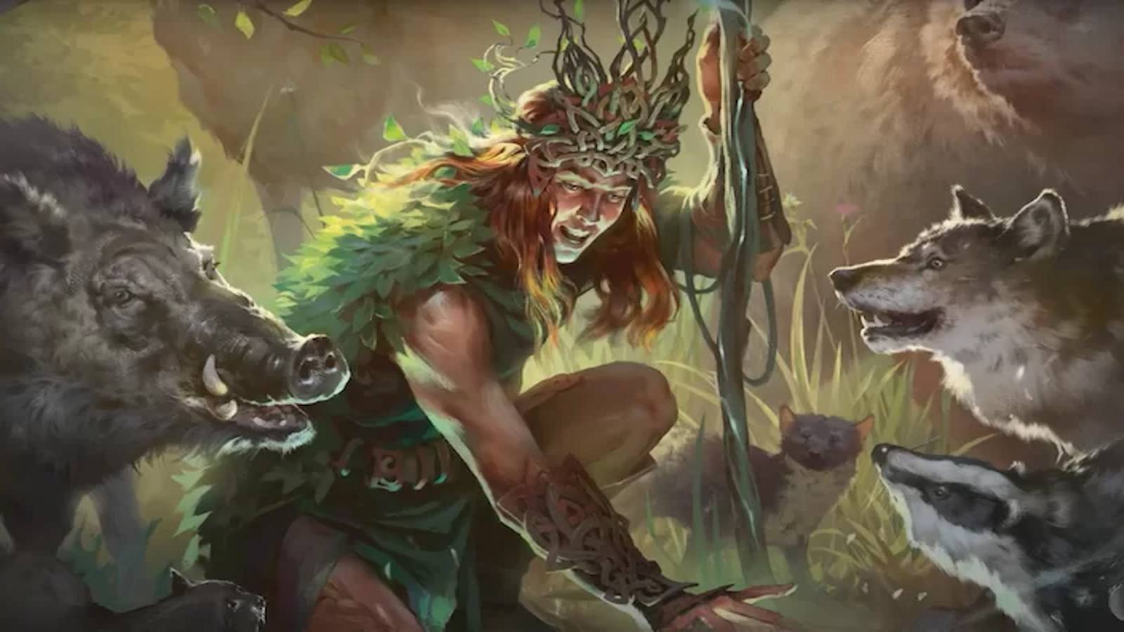 new phb offcial druid art Wizards of the Coast