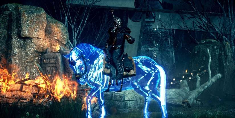 Light Torn Steed mount from Dragon Age Inquisition