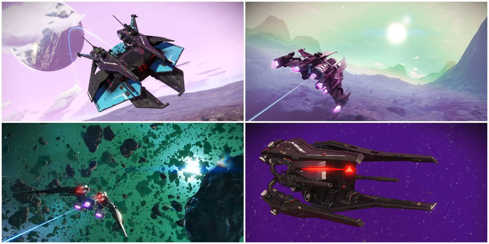images of No Man's Sky Sentinel Interceptor Ships
