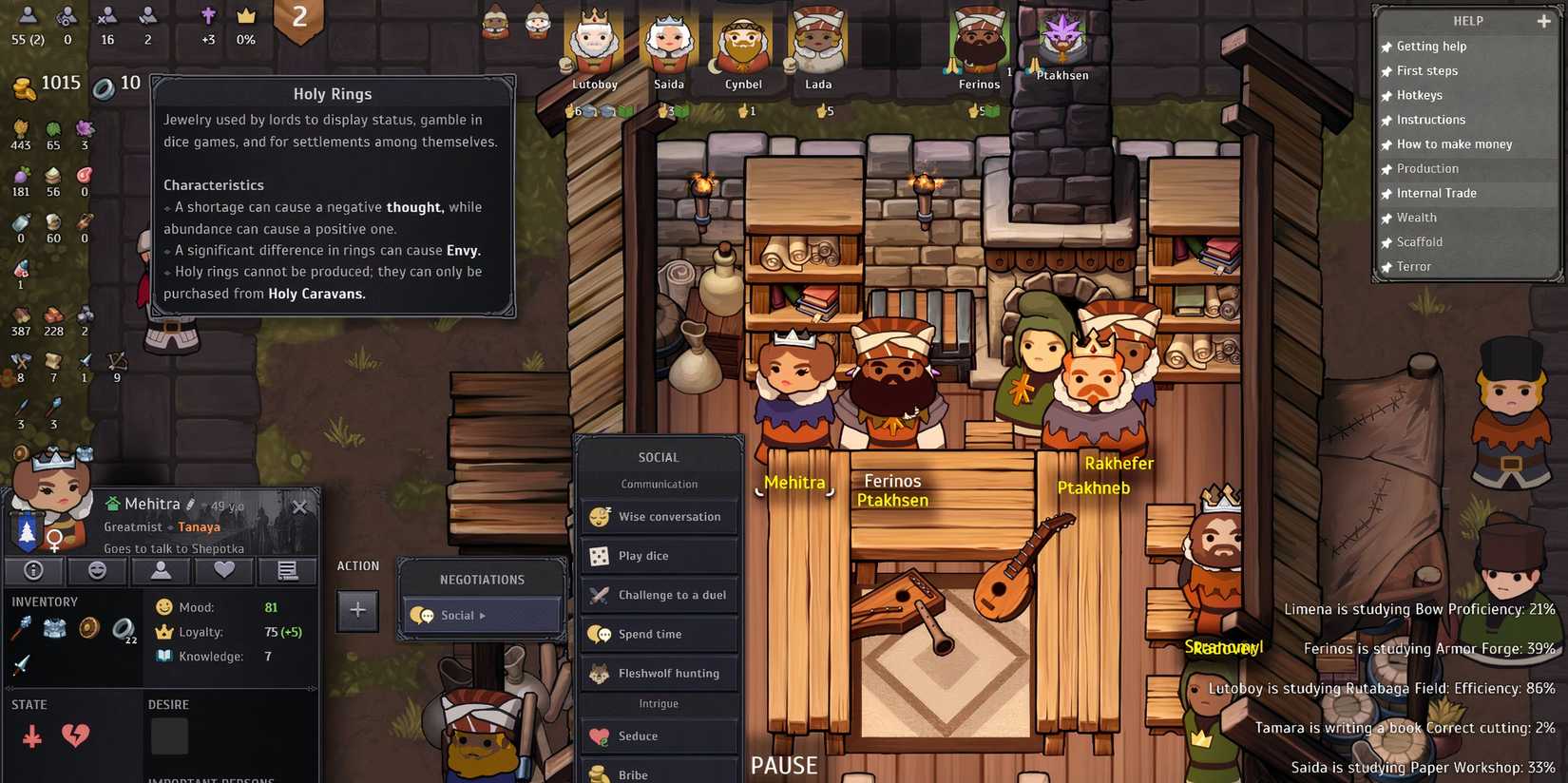 Norland Hall Holy Rings