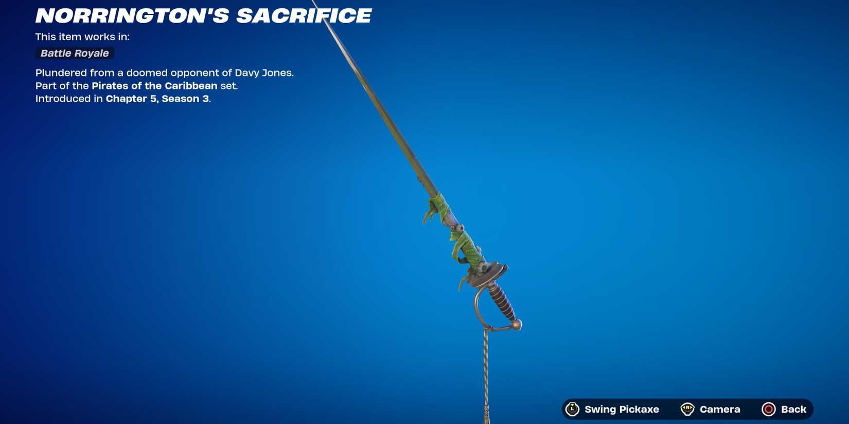 norrington's sacrifice