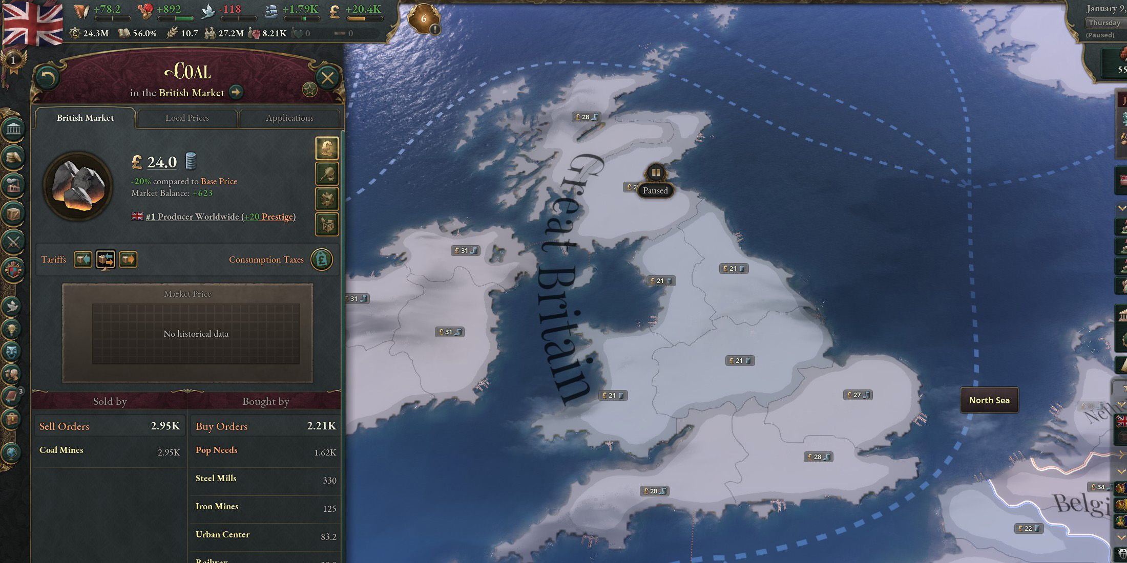 Victoria 3: Tips For Increasing Your Country's Rank