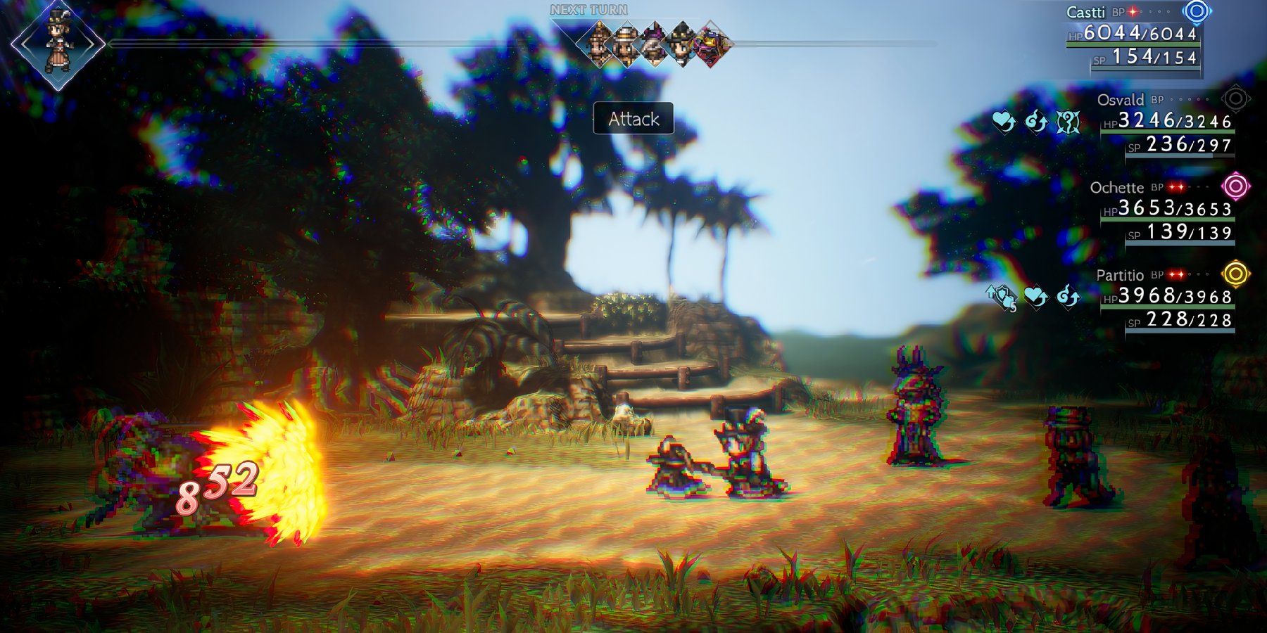 Octopath Traveler 2 Battle Tested Attack