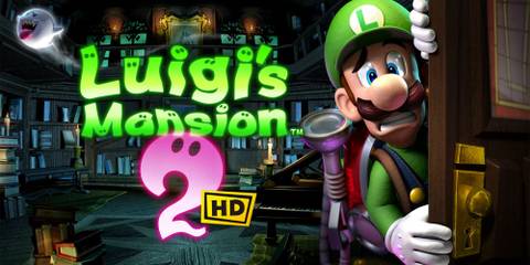 Official art of Luigi's Mansion 2 HD.