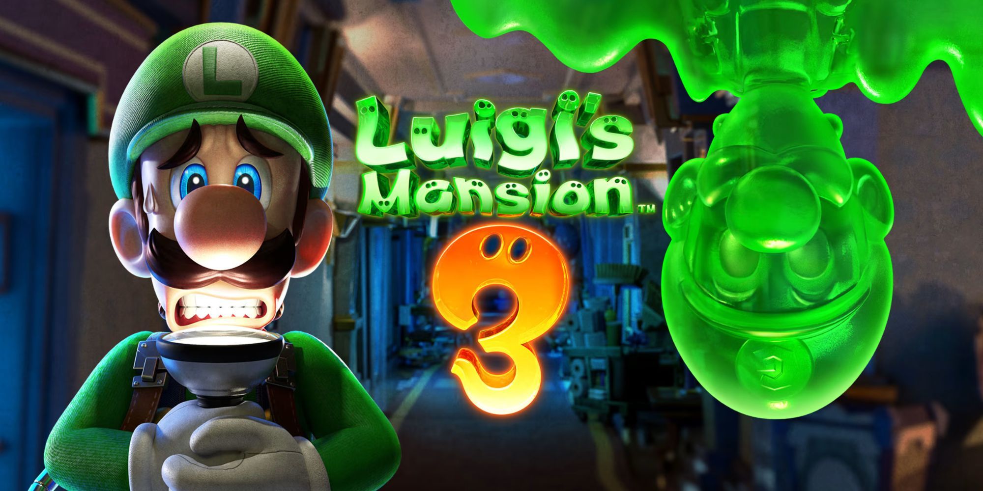 Official art of Luigi's Mansion 3.