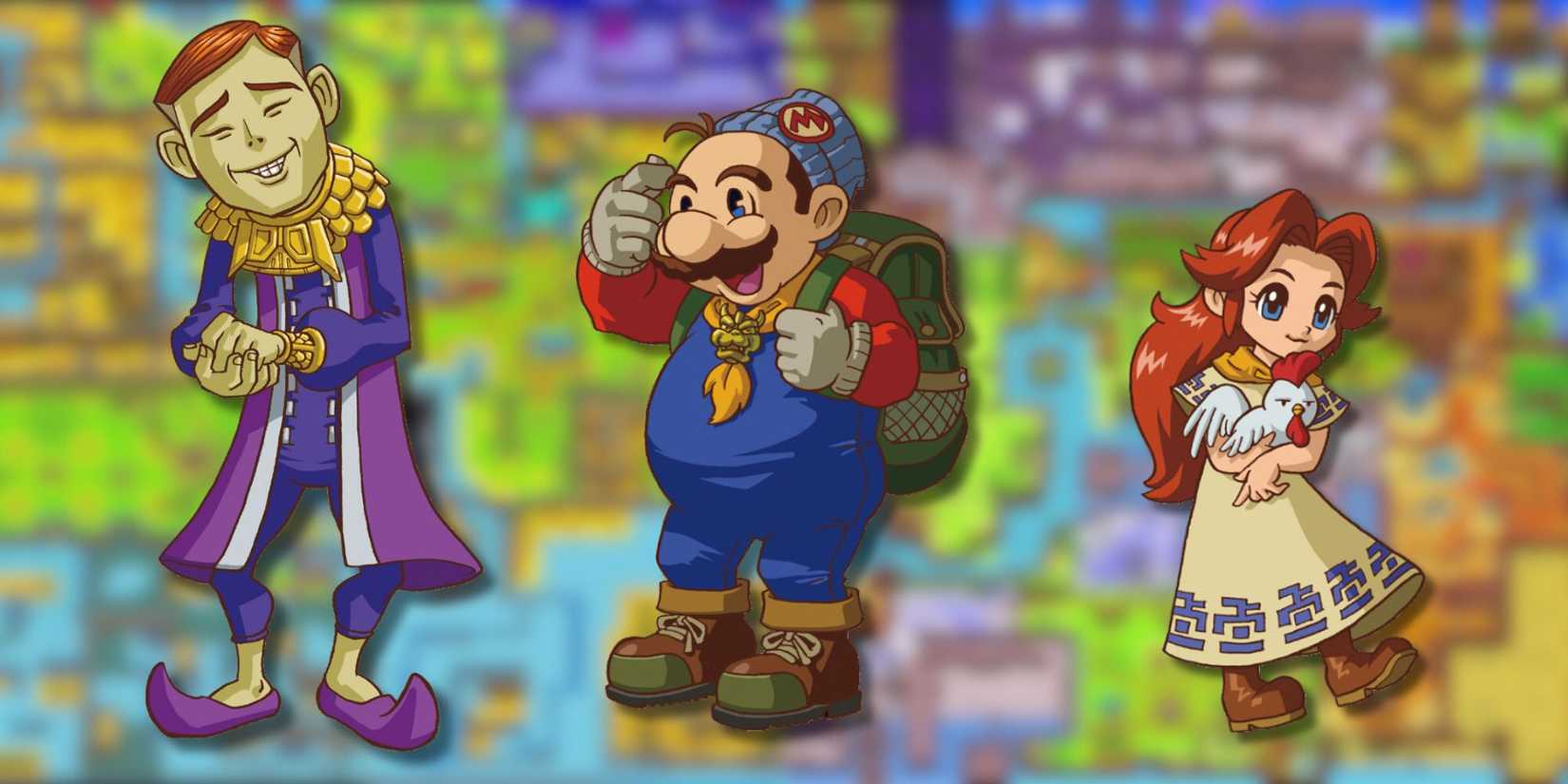 Official artwork of the Happy Mask Salesman, Talon and Malon.