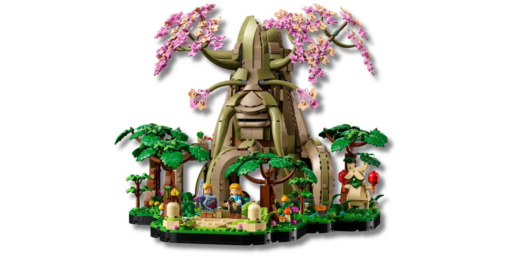 Official promotional image of the Legend of Zelda LEGO set.