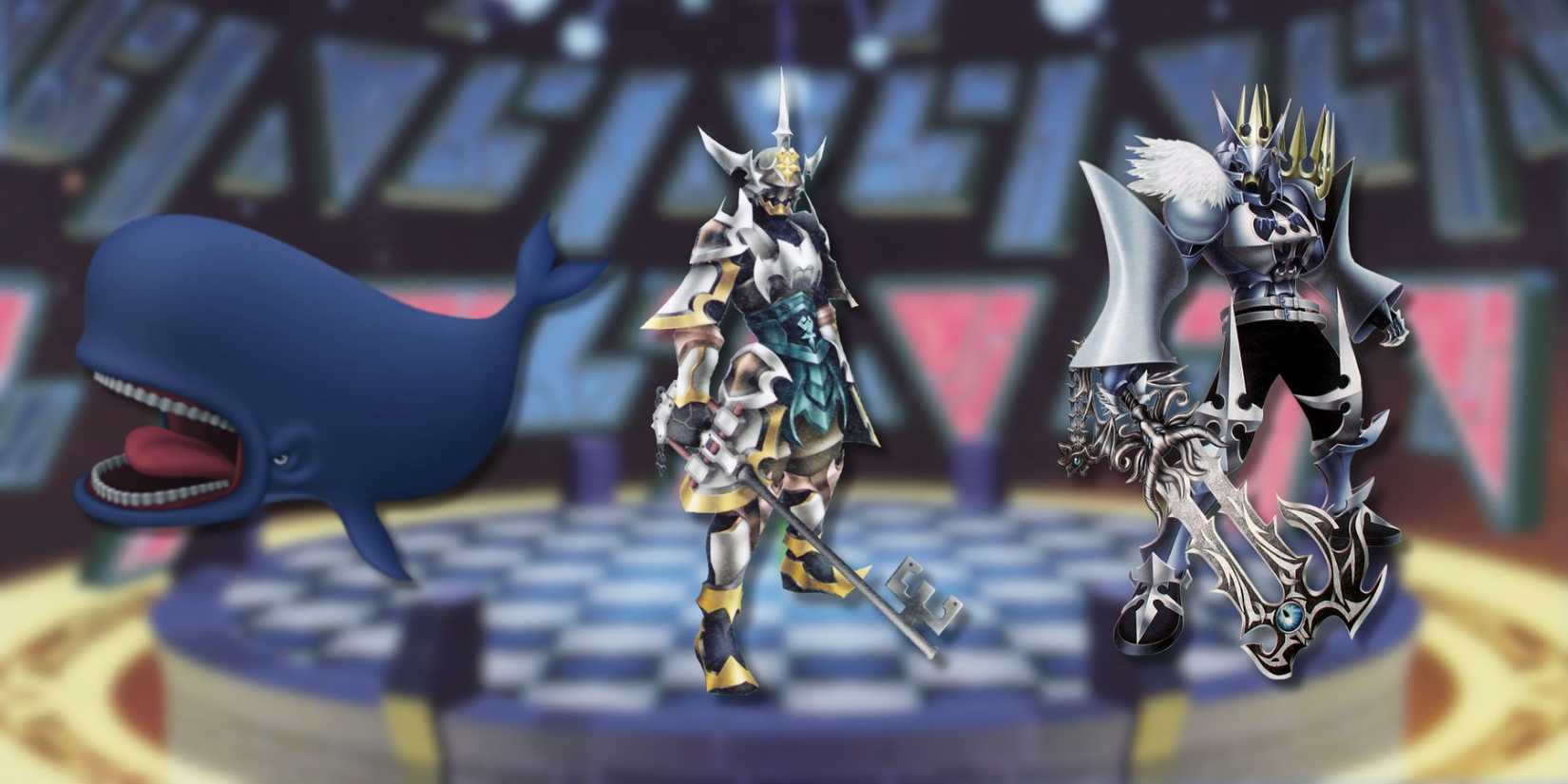 Official renders of Monstro, Armor of Eraqus and No Heart.