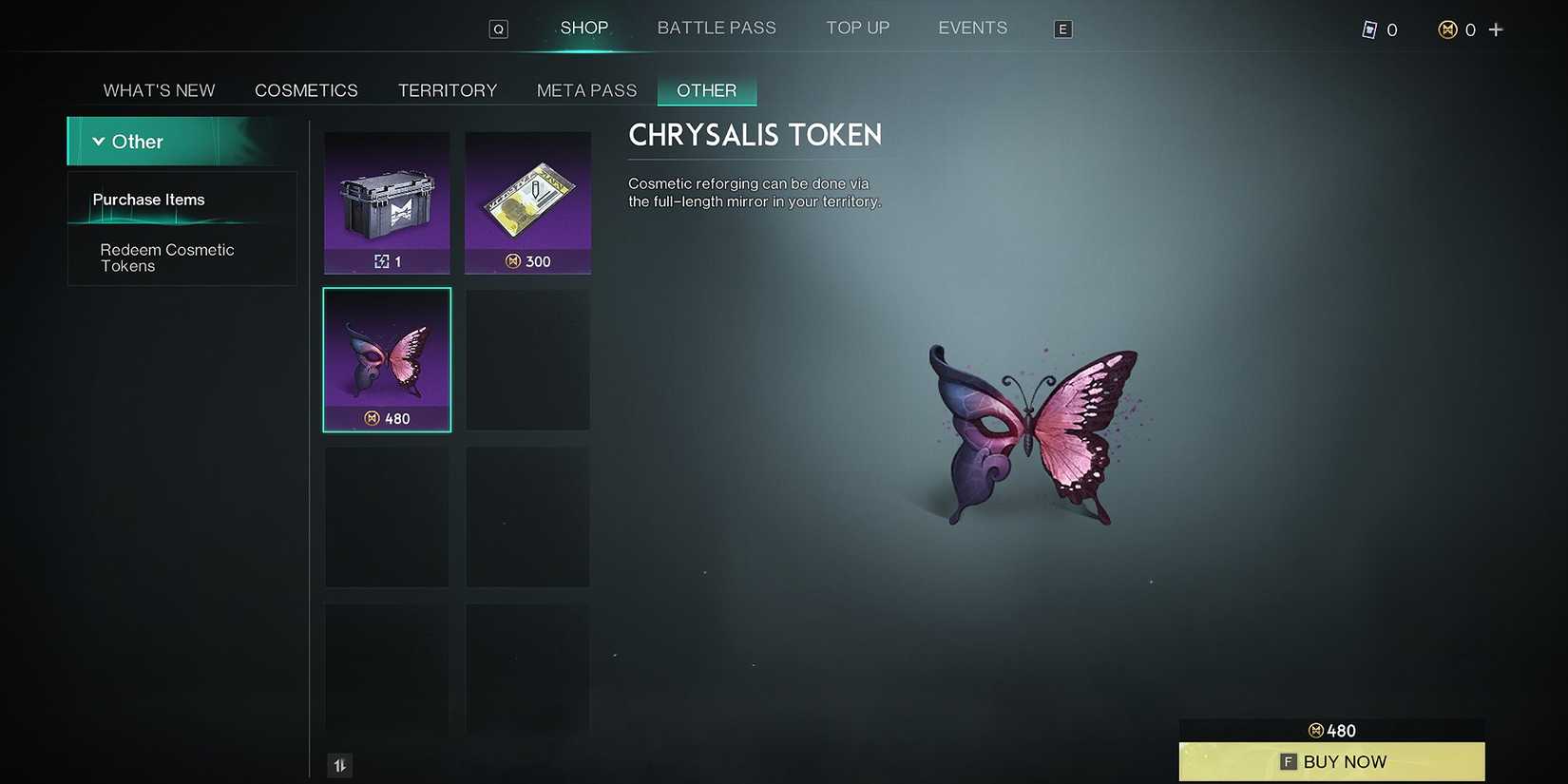 Once Human - Chrysalis Token