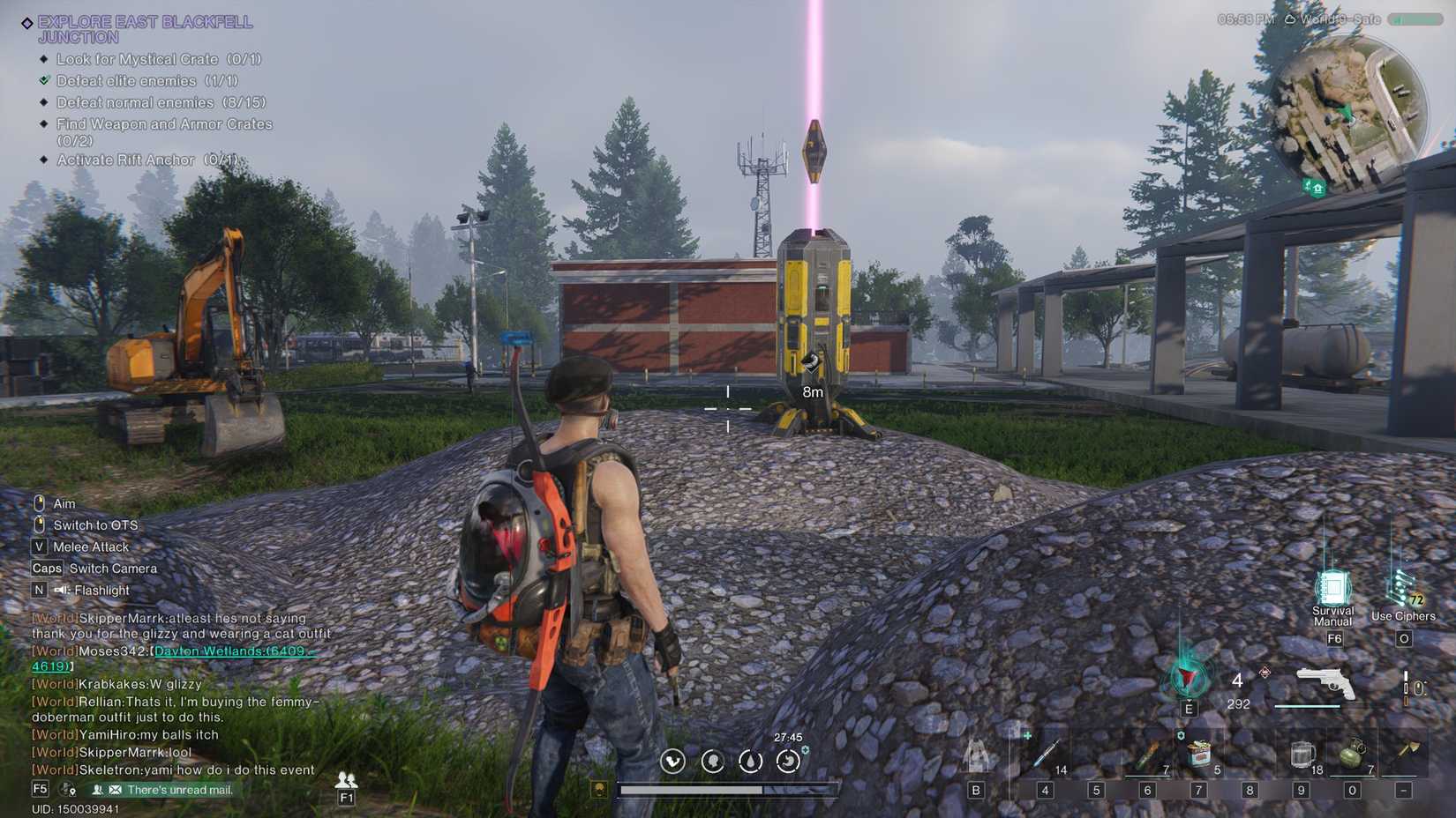 once human explore east blackfell junction