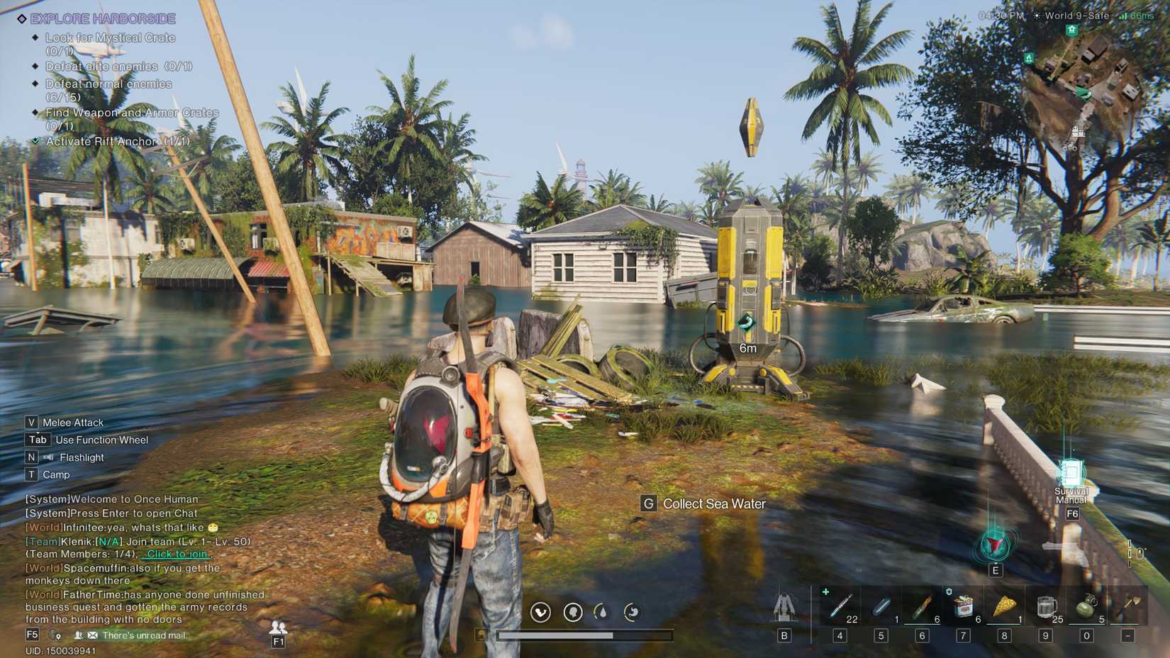 once human explore harborside