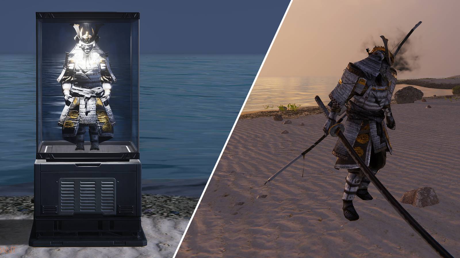 Split-image showcasing the Zeno-Purifier Deviation in Once Human