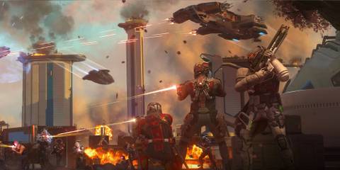 Armed soldiers shooting in Orison