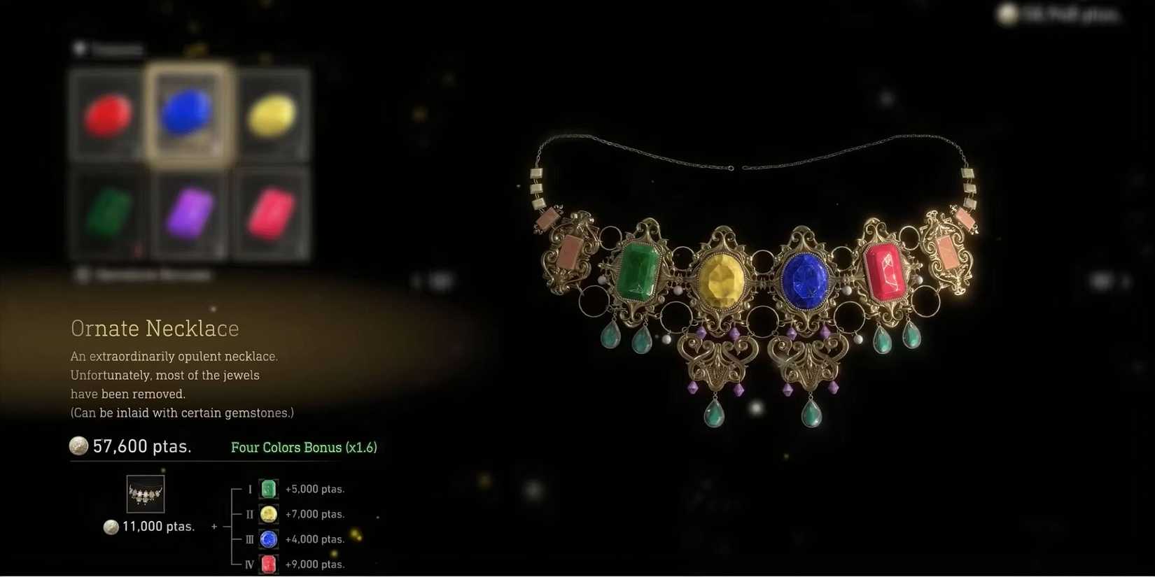 the ornate necklace in re4 remake.