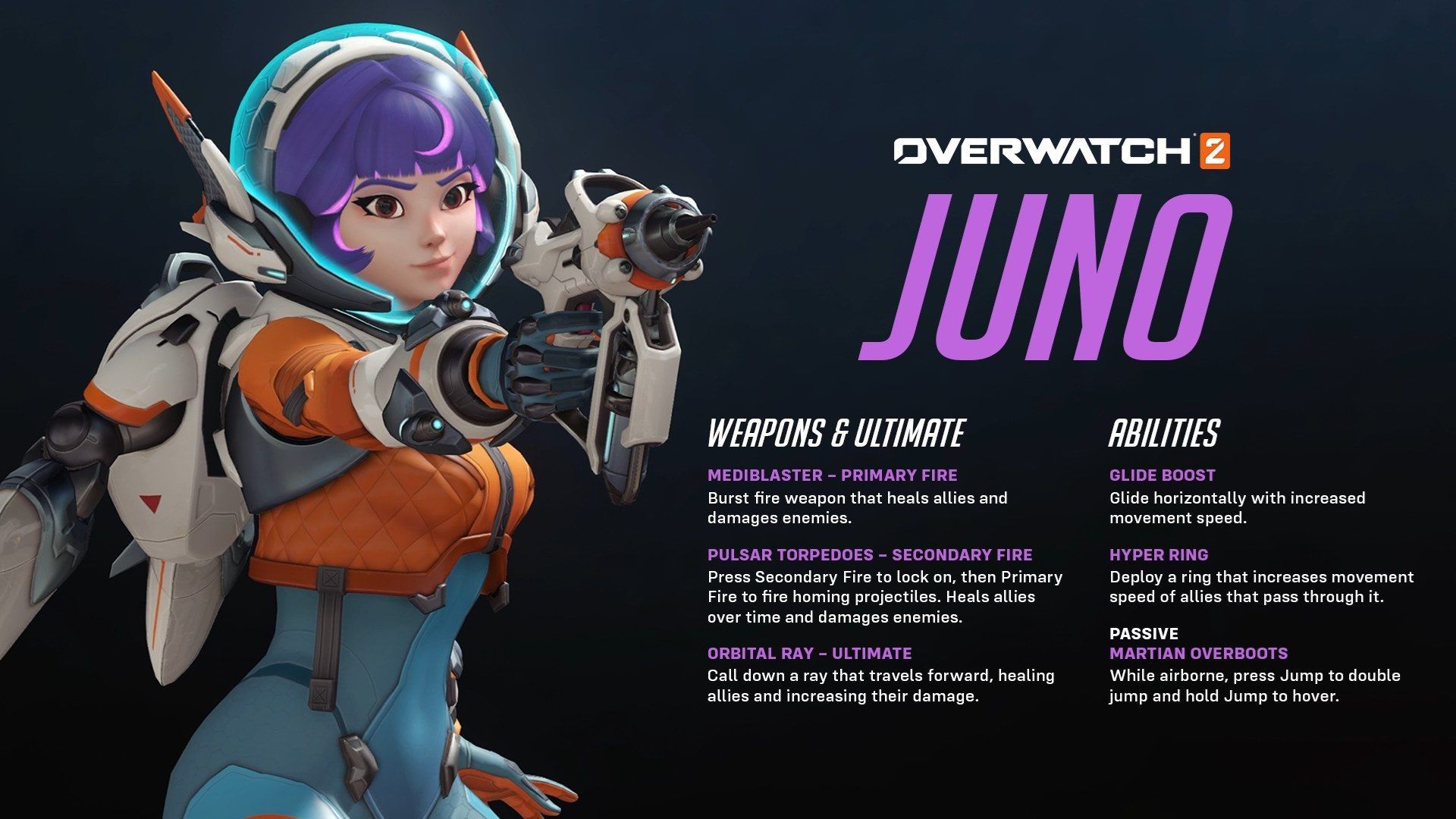 Overwatch 2 Reveals New Support Hero Juno