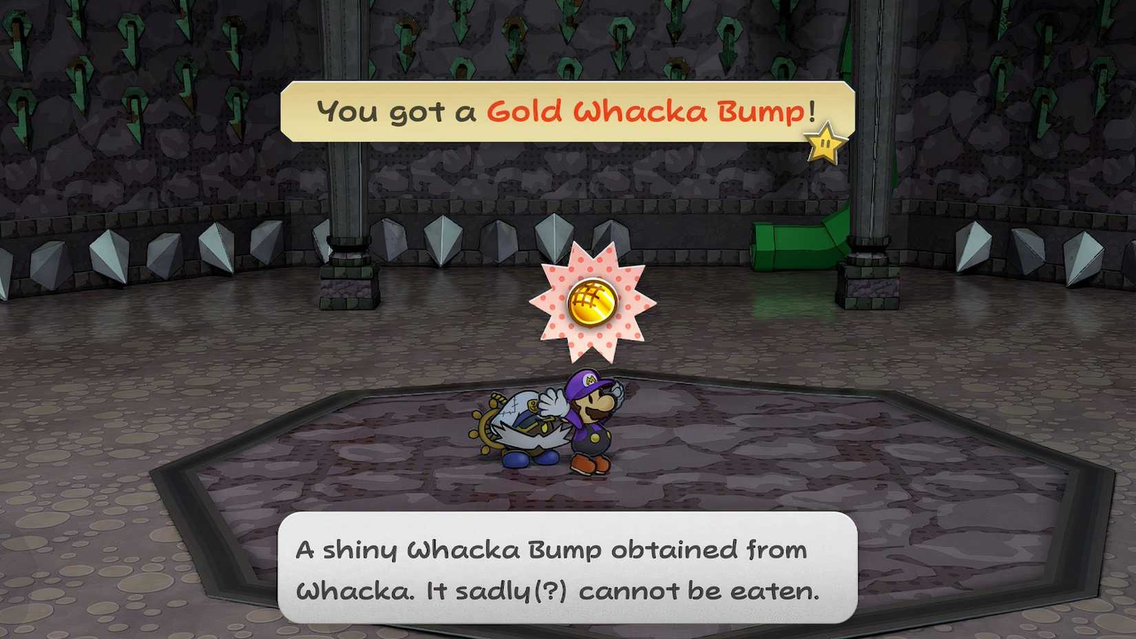 Paper Mario: The Thousand-Year Door - Golden Whacka Bump