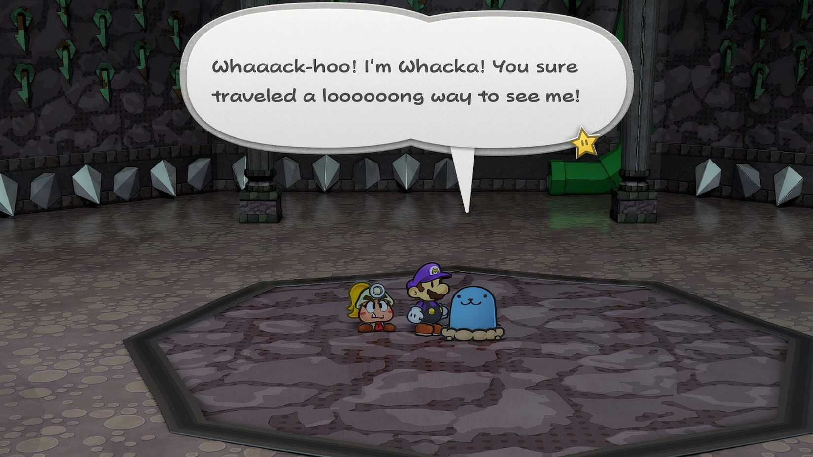 Paper Mario: The Thousand-Year Door - Whacka Boss Battle