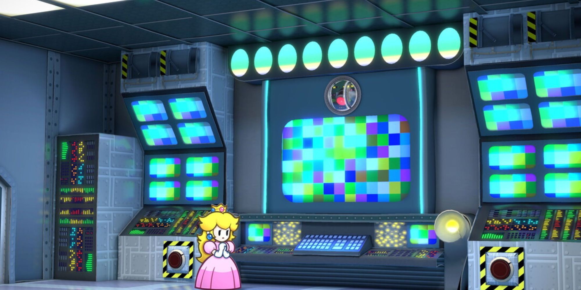 Peach meets the TEC-XX computer.