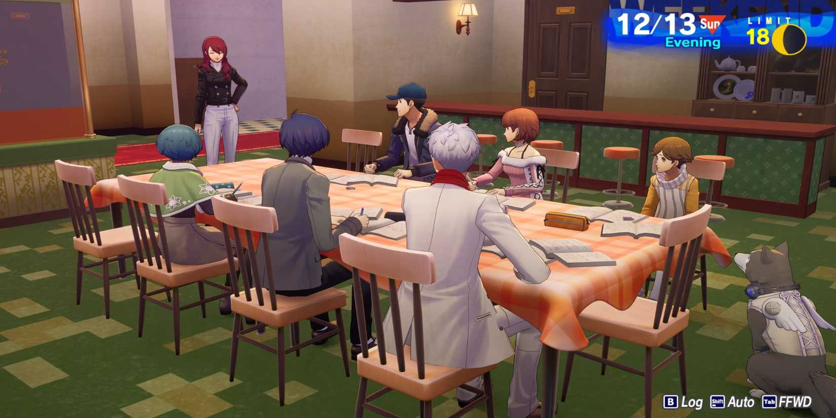Persona 3 Reload P3R december 13 finals exam last group study session-1