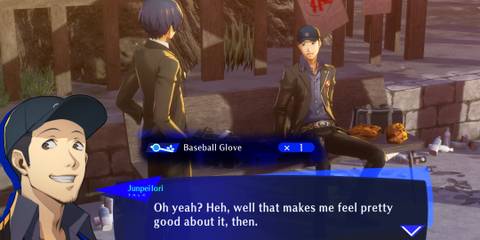 Persona 3 Reload P3R January 15 junpei iori baseball glove linked episode