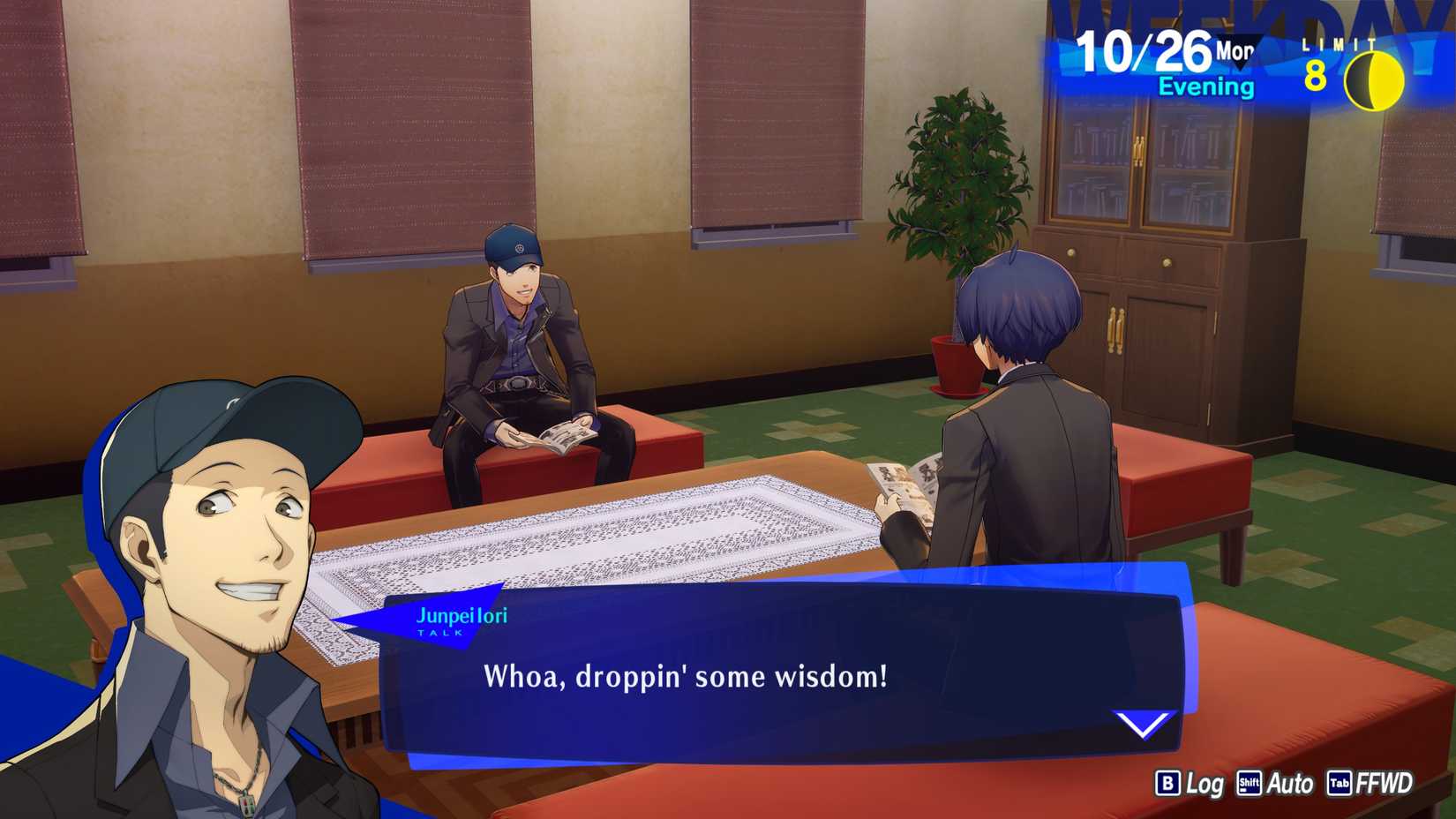 Persona 3 Reload P3R october 26 junpei iori manga read theurgy characteristic