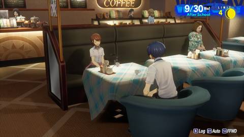 Persona 3 Reload P3R september 30 yukari chagall cafe