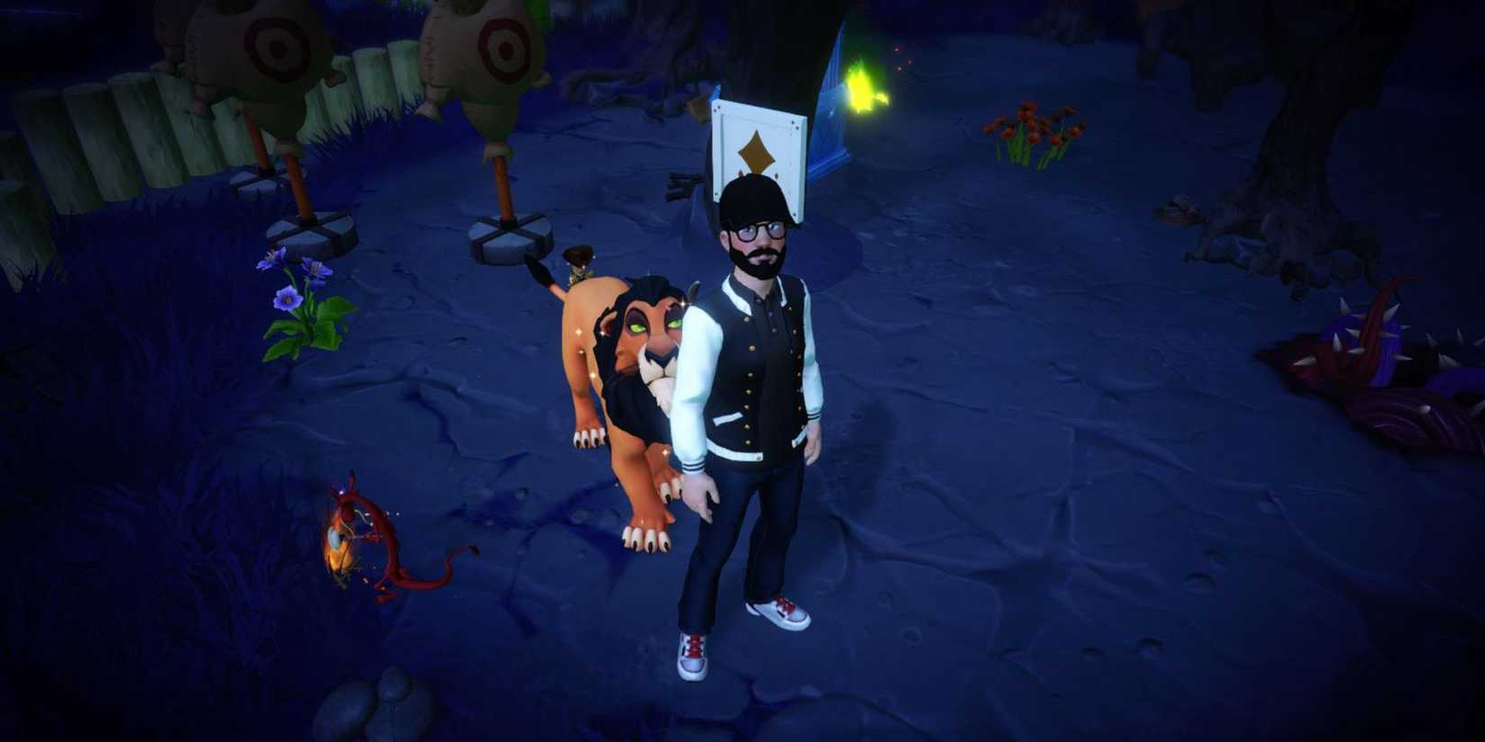 photo with scar, woody, and mushu in forgotten lands ddv