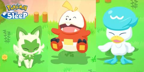 Featured Pokemon Sleep: How To Get Sprigatito, Fuecoco, and Quaxly
