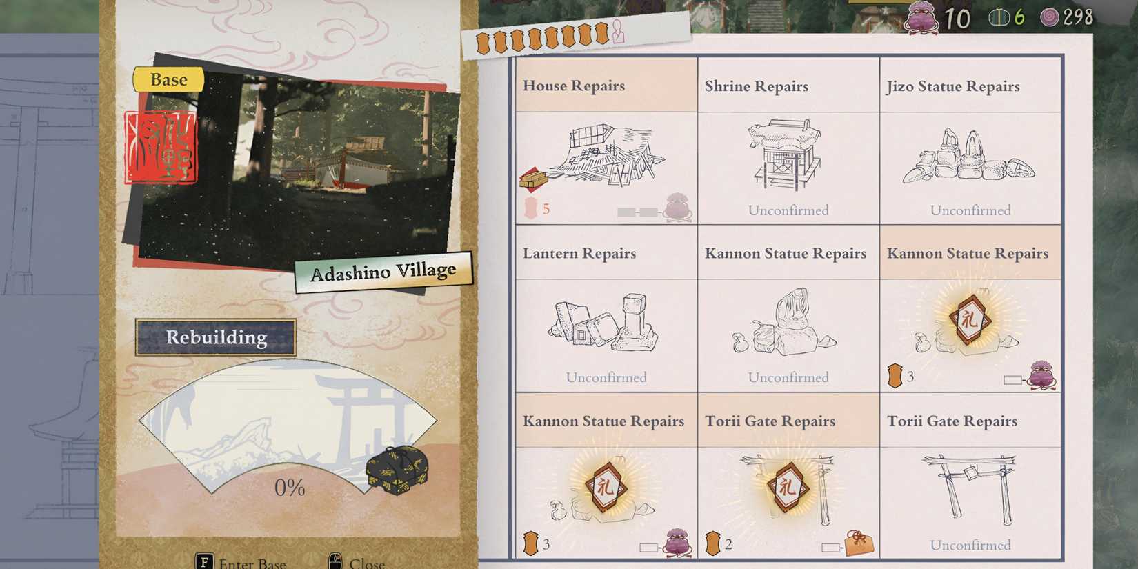 Kunitsu-Gami: Path of the Goddess How To Complete Repairs Fast