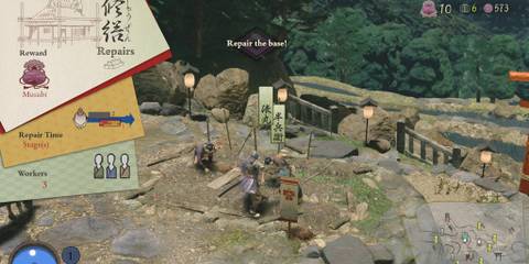 Kunitsu-Gami: Path of the Goddess How To Finish Repairs Fast