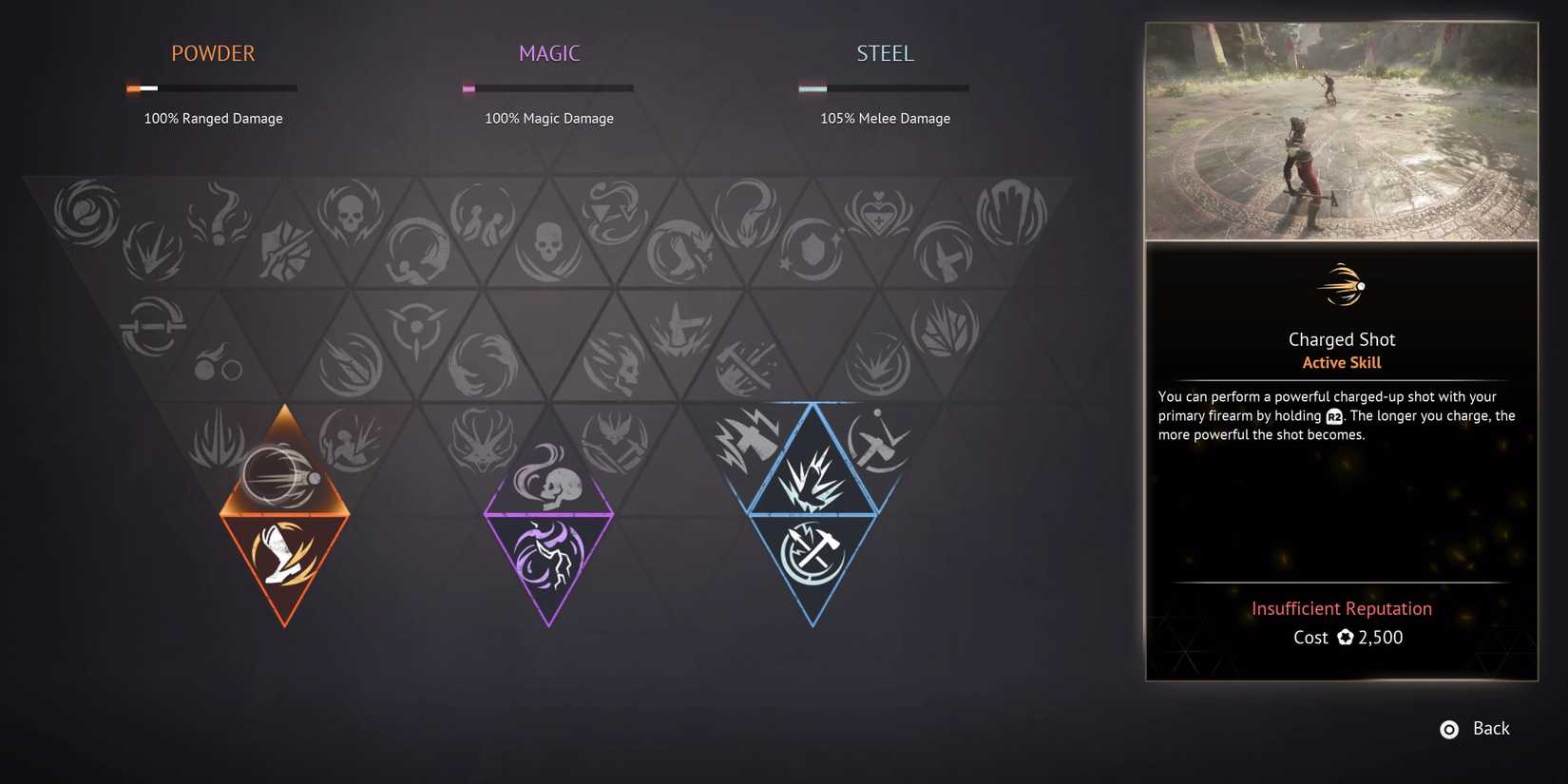 Flintlock: The Siege of Dawn— Skill Trees