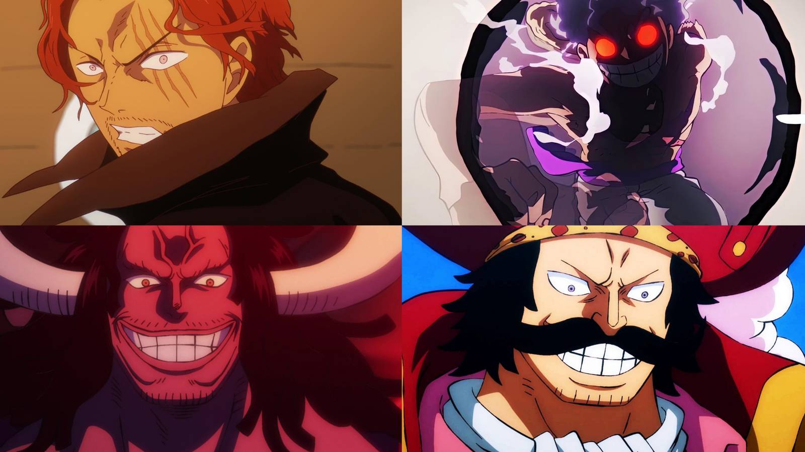featured All Known Conqueror's Haki Users In One Piece shanks kaido Luffy Roger
